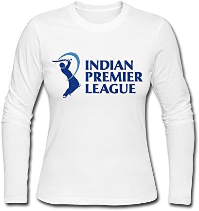 HAOQI Women's Indian Premier League Tee Shirt XL White