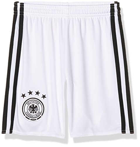 adidas Jungen Fußball/Heim-shorts UEFA Euro 2016 DFB Torwart Replica, White/Black, 152, AA0131