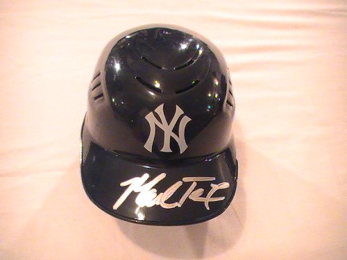 MARK TEIXEIRA SIGNED AUTOGRAPHED NEW YORK YANKEES BASEBALL MINI HELMET COA + HOLOGRAM
