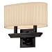 World Imports 2020-42 Canberra 2 lights WALL SCONCE, BRONZE, WHITE