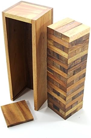 Thailand Jenga Wooden Game Tumbling Tower Classic Game Giant 3D Puzzles Jigsaws Quake Game Stacking Puzzle