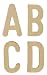 Uppercase script style letter templates set of 26