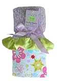 Patricia Ann Designs Star Flower Burst Stroller Blanket - 26x38