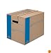 Fellowes Small SmoothMove Moving Box, 10 Pack, 12 x 12 x 16 Inches