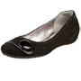 ECCO Women's Bouillon Flat,Black Suede,39 EU (US Women's 8-8.5 M)