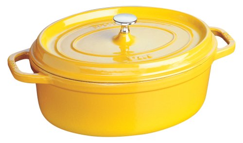 Staub 7-Quart Oval Cocotte, Lemon
