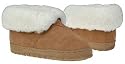 LAMO AUSTRALIA Sheepskin Womens Suede Booties Slippers Shoes Chestnut