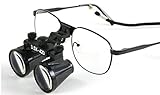 3.5X Binocular Loupes 420mm Working Distance Dental Lab Surgical Medical Glasses black one Sold By EDDE DENTAL