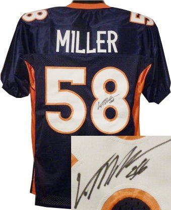 Von Miller Autographed/Hand Signed Denver Broncos Navy Prostyle Jersey- Tri-Star Hologram