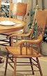 Sunburst Oak Arm Chairs By Coaster Furniture