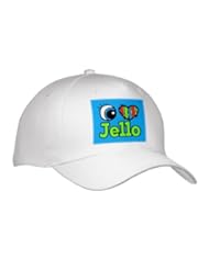 Apparel: Dooni Designs Eye Heart I Love Designs - Bright Eye Heart I Love Jello - Caps - Adult Baseball Cap