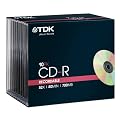 CD-R 52x 700MB 80Min (10 pack) Slim Jewel Case