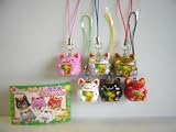 まるねこ CLUB おみくじ 招き猫 すとらっぷ にゃ 全6種 くらぶ全6種 1 金(大吉) 2 銀(中吉) 3 白(小吉) 4 大吉