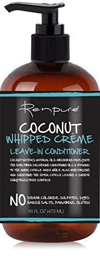 Renpure Coconut Whipped Creme Leave-In Conditioner, 16 Ounce