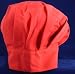 Tall Chefs Hat,Solid Red