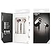UEELR US-02 Best in ear headset metal earbuds wire bass microphone has 3.5 mm jacks. (rose gold)