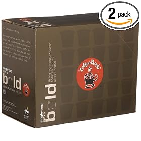 Coffee People K-Cups, Black Tiger Extra Bold, 25-Count Box (Pack of 2)