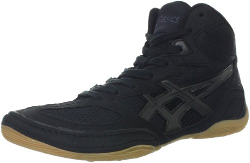 ASICS Men's Matflex 4 Wrestling Shoe,Black/Onyx,9.5 M US