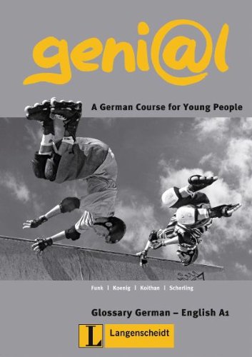 Geni@l: A German Course For Young People: Glossary German-English A1 (German Edition)