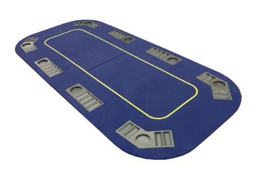 Texas Holdem Folding Table - Blue