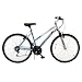Emmelle Active 18 Speed Silver/Aqua 18 Frame Ladies Bike