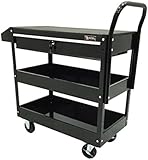 Excel TC301C-Black 36-Inch Steel Tool Cart, Black