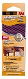 3M SandBlaster 411-220 Flexible Finishing Pad, 2.3 x 5.57-Inch, 220-Grit, Detail Size, 3-Sheet
