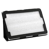 Black Leather Case Cover With Stand for Samsung Galaxy Tab Plus 7.7 P6800