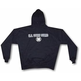 US COAST GUARD Distressed Style logo Men's Hoodie Sweat Shirt Small thru 4XL