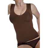 Lipo in a Box "Simply Shaping" V-Neck Cami XS to XL Nude, Black, Chocolate & Taupe