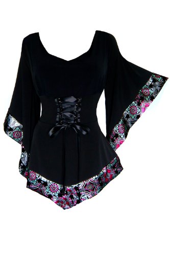 Dare To Wear Victorian Gothic Women's Plus Size Treasure Corset Top