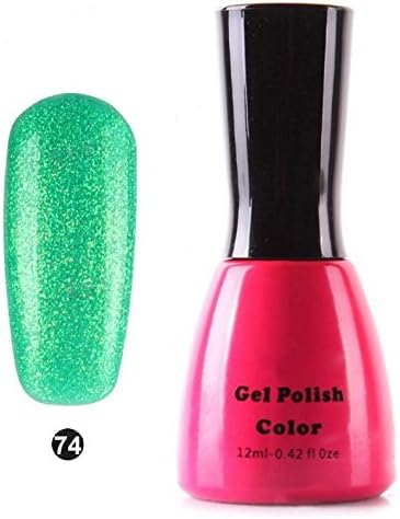 Soak off Nail Art UV LED Gel Primer Tips Polish Lamp Glitters DIY Manicure Pedicure #74