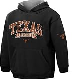 Texas Longhorns Youth Black Retro Hooded Sweatshirt