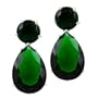 Inspired by Angelina Jolie's Emerald Earrings - Original Rhodium Plated Sterling Silver