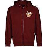 NCAA Winthrop Eagles Cardinal Logo Applique Midweight Full Zip Hoody