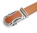 X Xhtang Men's Ratchet Belt Genuine Leather Slide Belts Adjustable