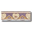 Welcome Home Hearts Prepasted Wall Border