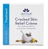 Derma E Cracked Skin Relief Creme, 2 oz (56 g) (Pack of 2)
