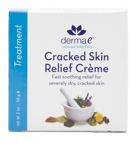 Derma E Cracked Skin Relief Creme, 2 oz (56 g) (Pack of 2)
