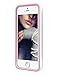 iPhone SE Case, LoHi iPhone 5s Case Ultra Slim Fit Soft TPU Cover Shock Absorbing Shell Scratch Resisant Bumper Cover Case for iPhone SE 5 5s -Pink/White