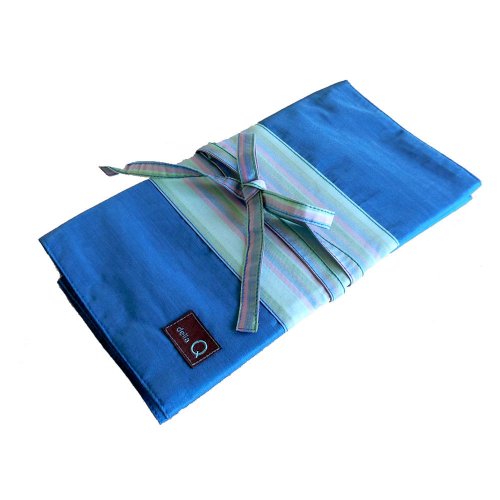 della Q Knitting Case 38-Pockets for Interchangeable Knitting Needles; 023 Ocean Stripes 195-1-023