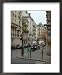 City Street on Right Bank, Paris, France Framed Art Poster Print by Lisa Engelbrecht, 18x22