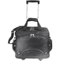 Travelers Choice Techno Rolling Computer Briefcase - Black