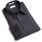 Van Heusen Men's Wrinkle Free Poplin Solid Long Sleeve