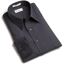 Van Heusen Men's Wrinkle Free Poplin Solid Long Sleeve