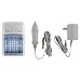 Digital Concepts AC/DC Portable 4 AAA Battery Charger With Bonus Car Charger
