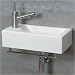 Whitehaus Collection WH114LTB Jem Wall Mount or Above Mount Basin Left Hole with Towe...
