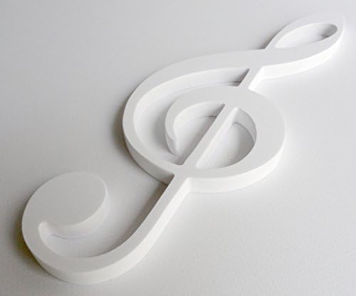Letters "Treble Clef" Made of High Quality Plastic Pvc