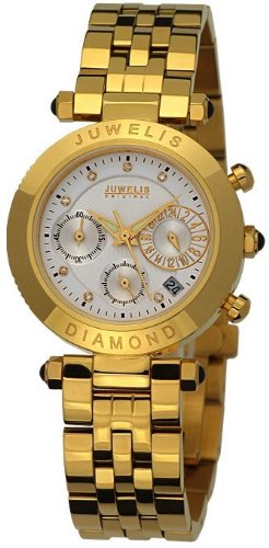 Juwelis Selina JW-0602-GW-BRC Chronograph for Her With diamonds Juwelis Selina JW-0602-GW-BRC Chronograph for Her With diamonds