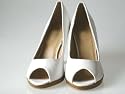 Couture Discount Damenpumps Fashion Peeptoes, Peep Toes, (S34), Weiß